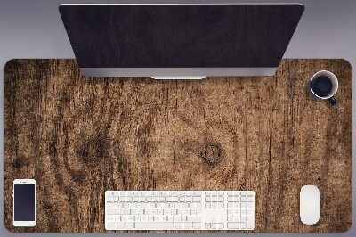 Duża podkładka na biurko Stare drewno
