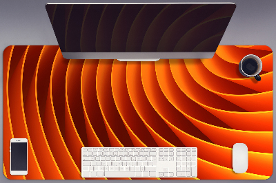 Podkład ochronny na biurko Pomarańczowe fale