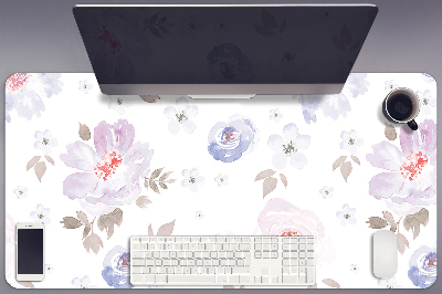 Mata ochronna na biurko Pastelowe kwiaty