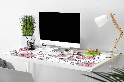 Podkładka na biurko Pastelowe róże Art