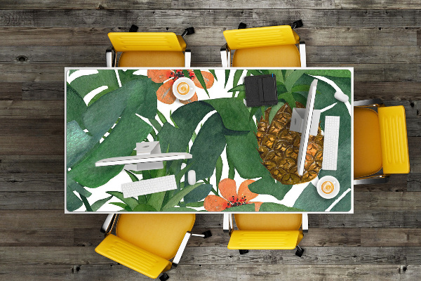 Podkład ochronny na biurko Tropikalny ananas