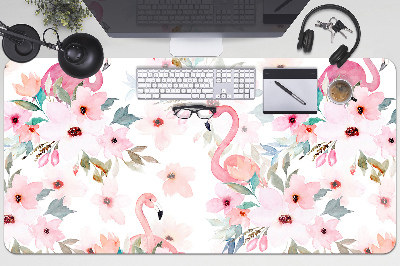 Mata na biurko Flamingi kwiaty