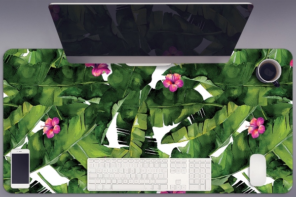Duża podkładka na biurko dla dzieci Hibiskus