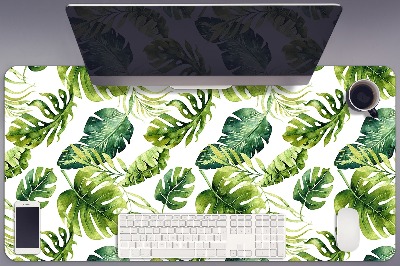 Podkład ochronny na biurko Egzotyczne liście