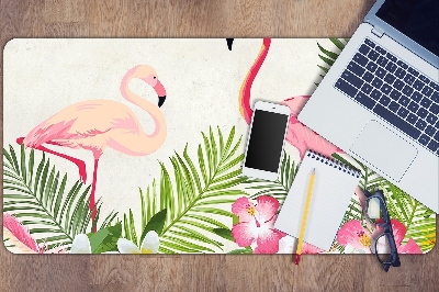 Duża podkładka na biurko Dwa flamingi