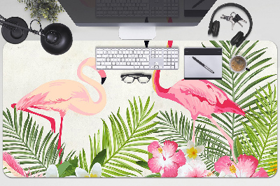 Duża podkładka na biurko Dwa flamingi
