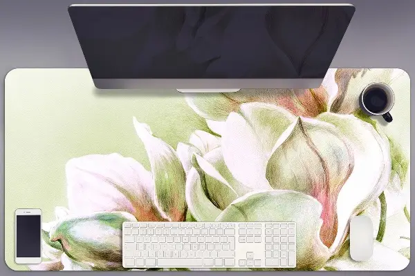 Mata na biurko Kwiaty magnolii
