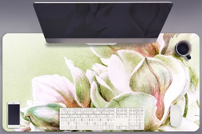 Mata na biurko Kwiaty magnolii