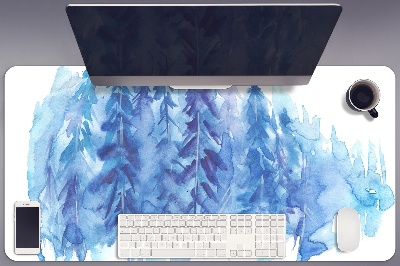 Podkładka na biurko Akwarela zimowy las