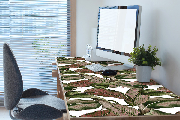 Mata na biurko Botaniczny liść