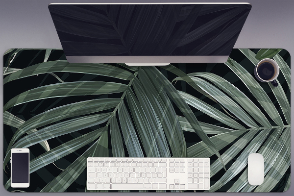 Mata na biurko Ciemna monstera
