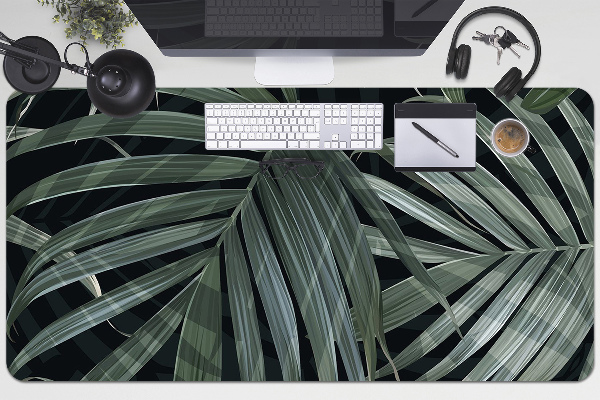 Mata na biurko Ciemna monstera