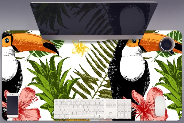 Podkładka na całe biurko Tukan i Ananas