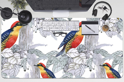 Podkładka na całe biurko Malowane ptaki