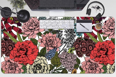 Mata na biurko Jesienne Kwiaty