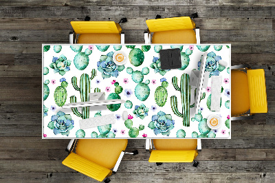 Duża podkładka na biurko dla dzieci Kaktus