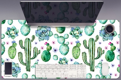 Duża podkładka na biurko dla dzieci Kaktus