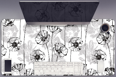 Podkładka na całe biurko Kwiaty Glamour