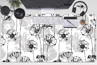 Podkładka na całe biurko Kwiaty Glamour