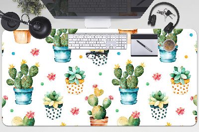 Mata na biurko Malowany kaktus