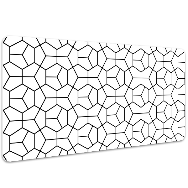 Mata ochronna na biurko Geometryczne kształty