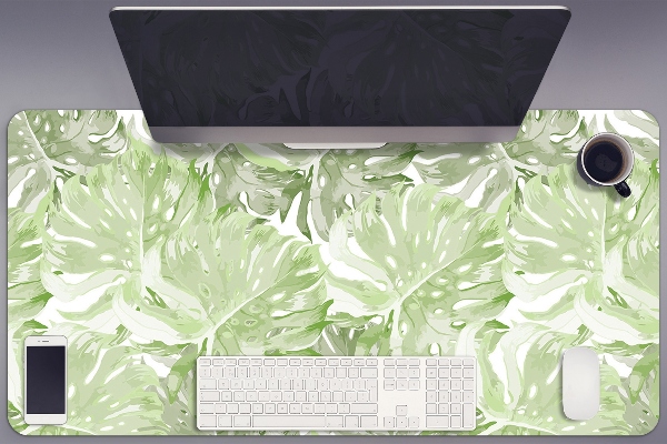 Mata na biurko Monstera Liście