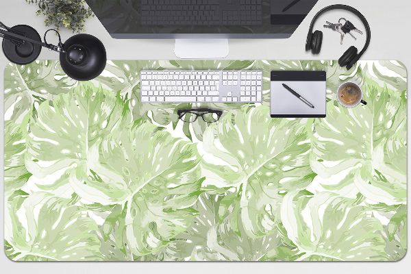 Mata na biurko Monstera Liście