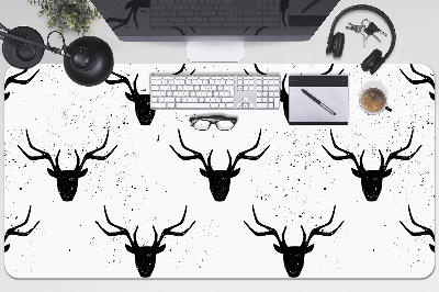 Podkładka na biurko Czarne jelenie wzór