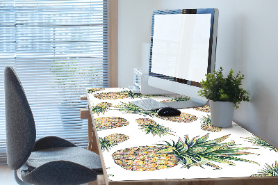 Duża podkładka na biurko dla dzieci Ananasy