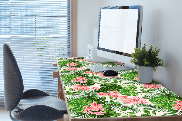 Duża podkładka na biurko dla dzieci Hibiskus