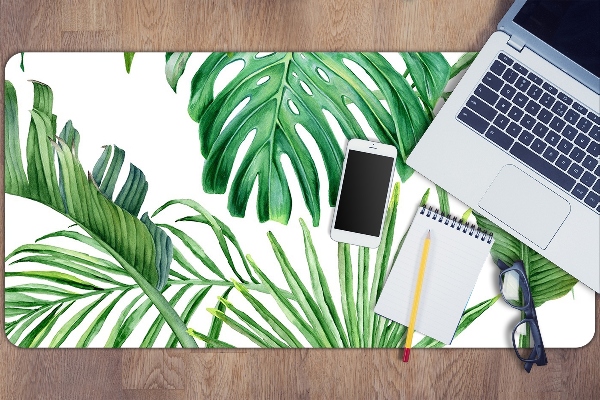 Mata ochronna na biurko Palma i Monstera