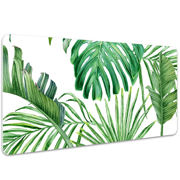 Mata ochronna na biurko Palma i Monstera