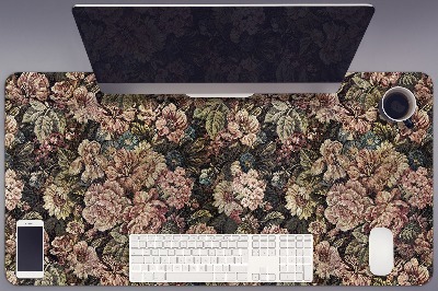 Duża podkładka na biurko Tkane kwiaty