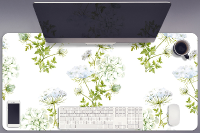 Mata ochronna na biurko Delikatne kwiaty
