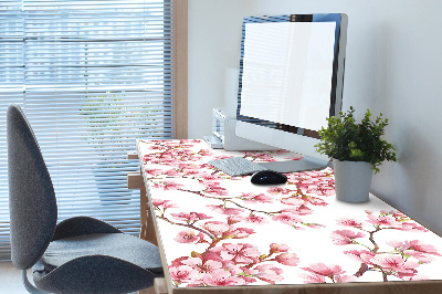 Duża podkładka na biurko dla dzieci Kwiat wiśni
