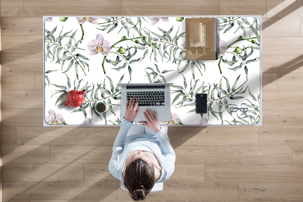 Mata na biurko Różowe orchidee