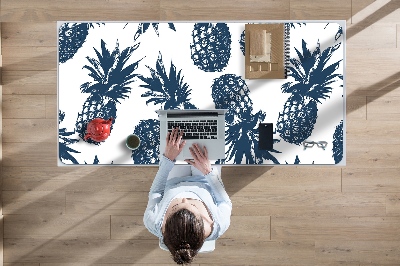 Duża podkładka ochronna na biurko Szare ananasy