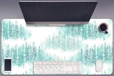 Duża podkładka na biurko Malowany las