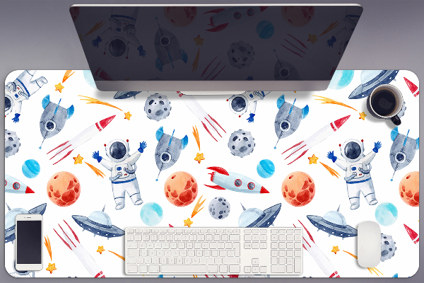 Duża podkładka na biurko dla dzieci Astronauta