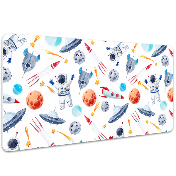 Duża podkładka na biurko dla dzieci Astronauta