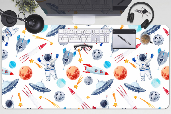 Duża podkładka na biurko dla dzieci Astronauta