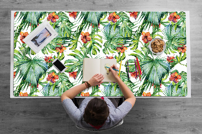 Mata ochronna na biurko Hawajskie liście