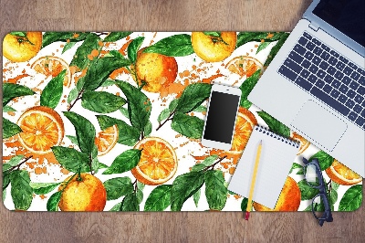 Duża podkładka na biurko dla dzieci Pomarańcze