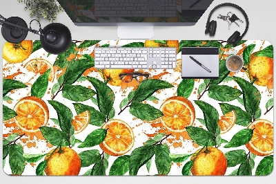 Duża podkładka na biurko dla dzieci Pomarańcze