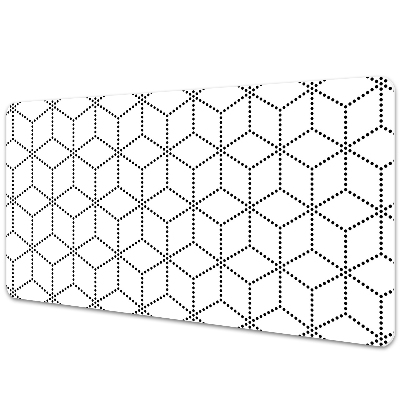 Duża podkładka na biurko Szare kostki
