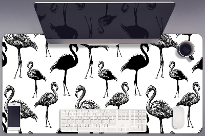 Podkładka na biurko Retro styl flamingi