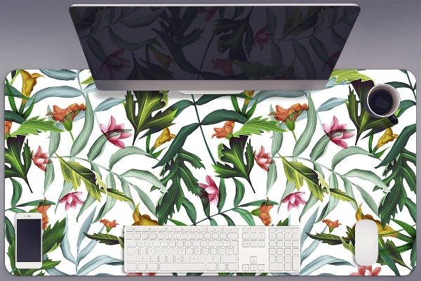 Mata ochronna na biurko Tropikalna flora