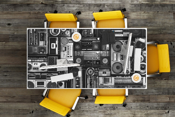 Podkładka na biurko Old school boombox