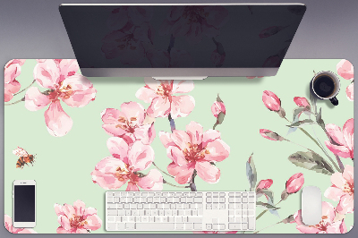 Duża podkładka na biurko Kwiaty wiśni