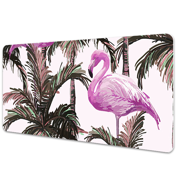 Podkładka na biurko Flamingi w palmach